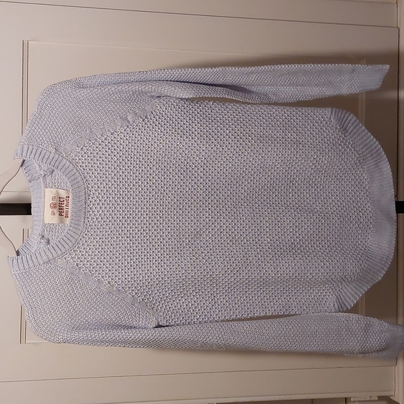 SO Sweaters - 🧡 SO long sleeve light blue sweater size small